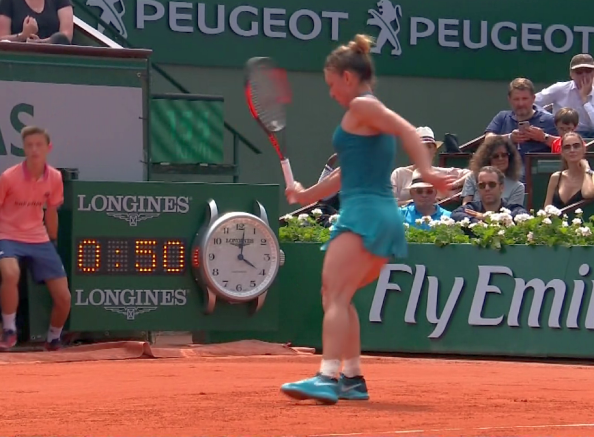 SIMONA HALEP - SLOANE STEPHENS, finala Roland Garros // FOTO Emoții pentru Simona! Halep a fost aproape de o accidentare urâtă