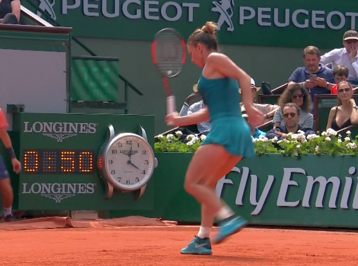 SIMONA HALEP - SLOANE STEPHENS, finala Roland Garros // FOTO Emoții pentru Simona! Halep a fost aproape de o accidentare urâtă