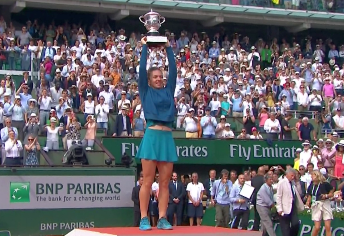 VIDEO + FOTO BRAVO, SIMO! Performanță excepțională! Simona Halep câștigă Roland Garros după o revenire fabuloasă în fața lui Sloane Stephens!