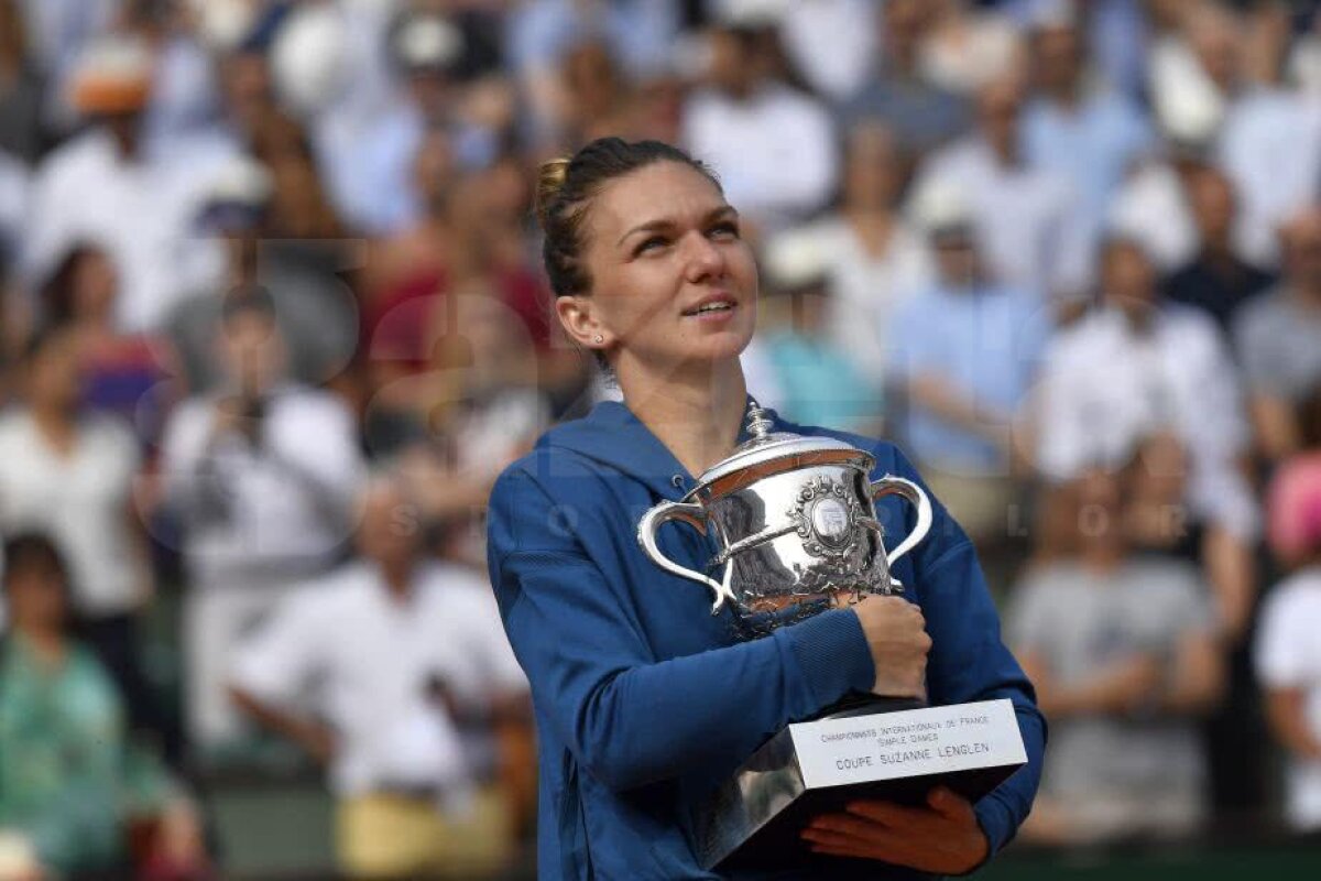 SIMONA HALEP A CÂȘTIGAT ROLAND GARROS // GALERIE FOTO A plâns și a sărutat trofeul de o mie de ori! Bucurie fără seamăn a Simonei Halep după titlul de la Roland Garros