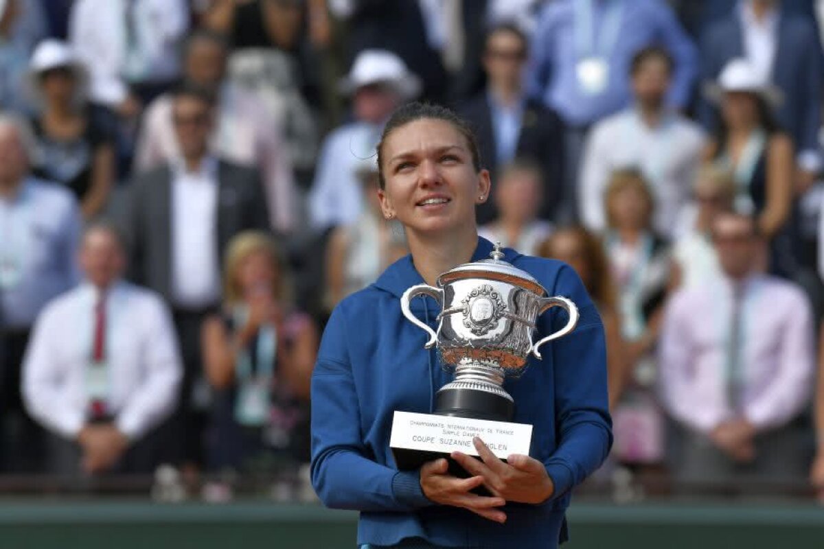 SIMONA HALEP A CÂȘTIGAT ROLAND GARROS // GALERIE FOTO A plâns și a sărutat trofeul de o mie de ori! Bucurie fără seamăn a Simonei Halep după titlul de la Roland Garros