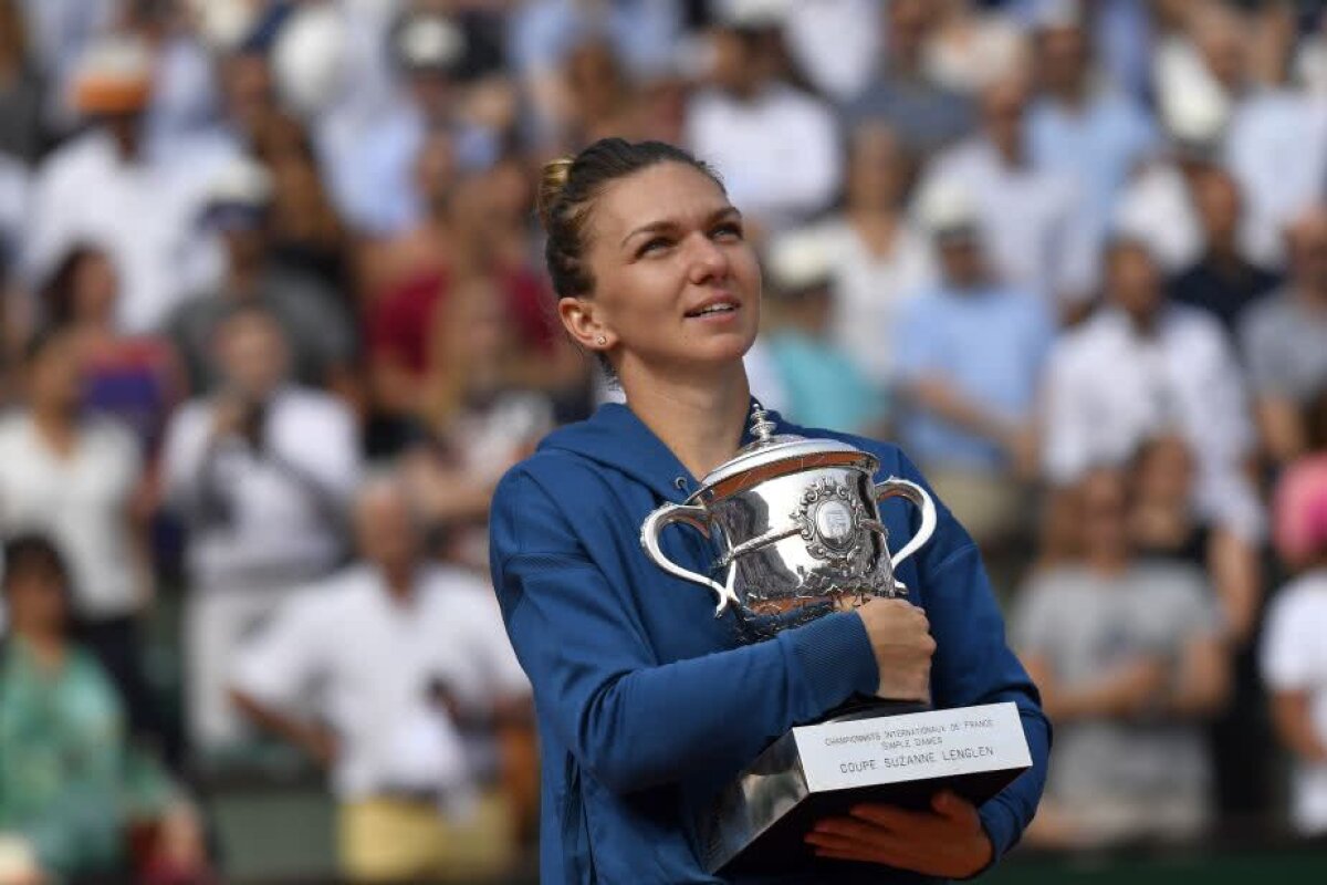 SIMONA HALEP A CÂȘTIGAT ROLAND GARROS // GALERIE FOTO A plâns și a sărutat trofeul de o mie de ori! Bucurie fără seamăn a Simonei Halep după titlul de la Roland Garros