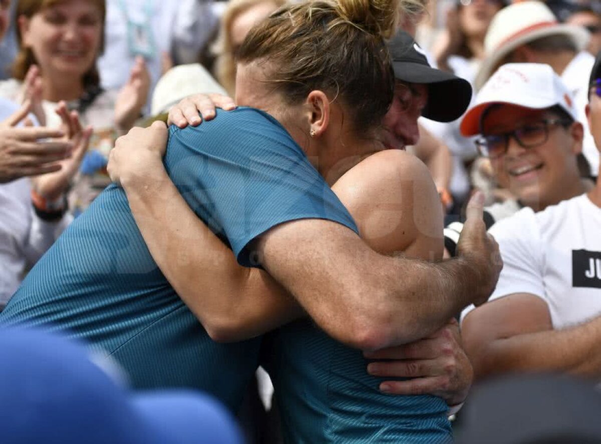 SIMONA HALEP A CÂȘTIGAT ROLAND GARROS // VIDEO+FOTO Explozie de bucurie în tabăra Simonei! Halep i-a sărit în brațe lui Darren Cahill și a plâns de fericire