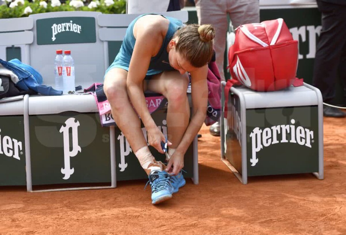 SIMONA HALEP A CÂȘTIGAT ROLAND GARROS // GALERIE FOTO Așa arată gleznele unei campioane! Imaginile grăitoare ale unei performanțe de excepție