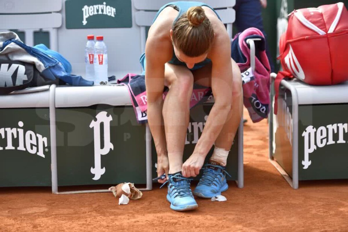 SIMONA HALEP A CÂȘTIGAT ROLAND GARROS // GALERIE FOTO Așa arată gleznele unei campioane! Imaginile grăitoare ale unei performanțe de excepție