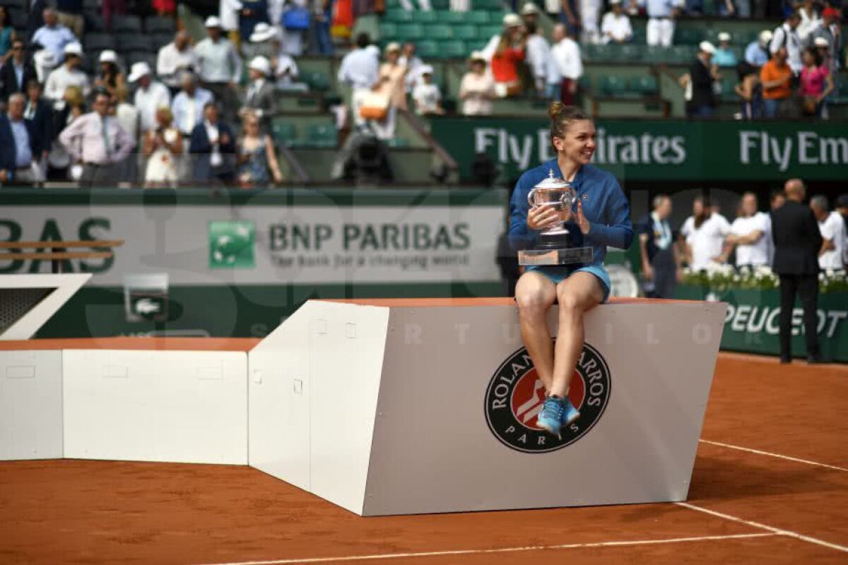 SIMONA HALEP A CÂȘTIGAT ROLAND GARROS // GALERIE FOTO Cele mai tari imagini după finala Roland Garros » Fotografii emoționante cu Simona Halep