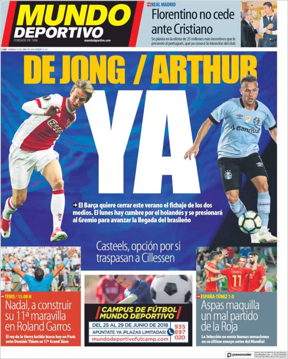 Ce scriu azi ziarele de sport din lume (10 iunie 2018)