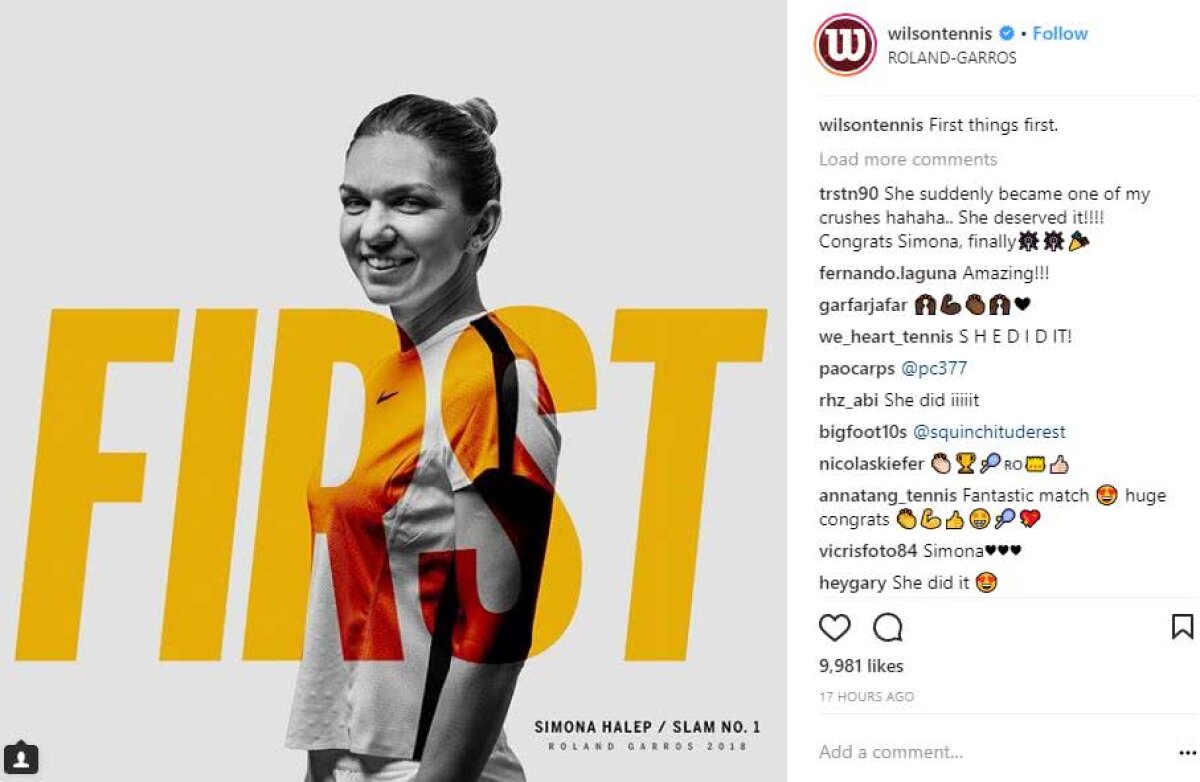 SIMONA HALEP A CÂȘTIGAT ROLAND GARROS // Mesajul gigantului Nike după succesul magic al Simonei