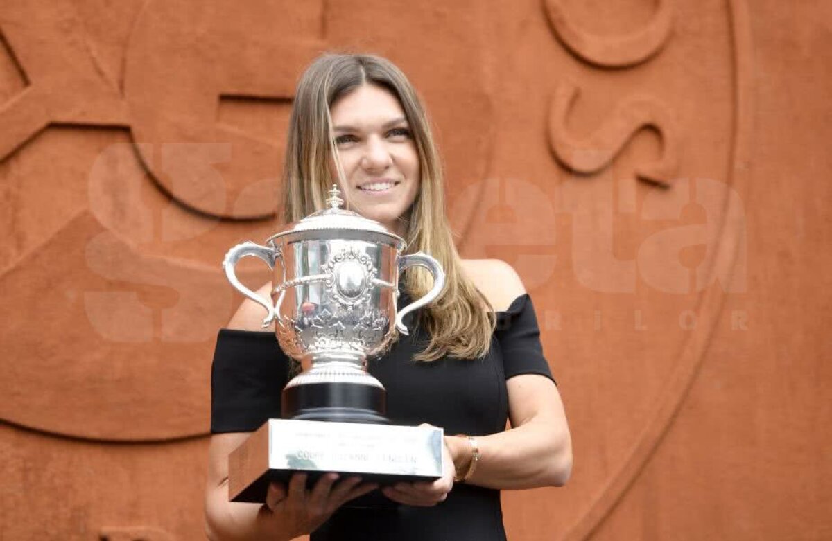 SIMONA HALEP A CÂȘTIGAT ROLAND GARROS // VIDEO + FOTO Simona Halep a prezentat trofeul de la Roland Garros » Apariție fabuloasă a liderului WTA 