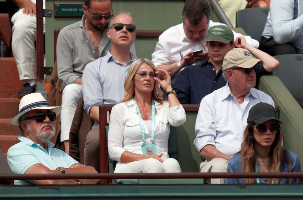 FOTO Ion Țiriac împreună cu fata lui în loja de la Roland Garros