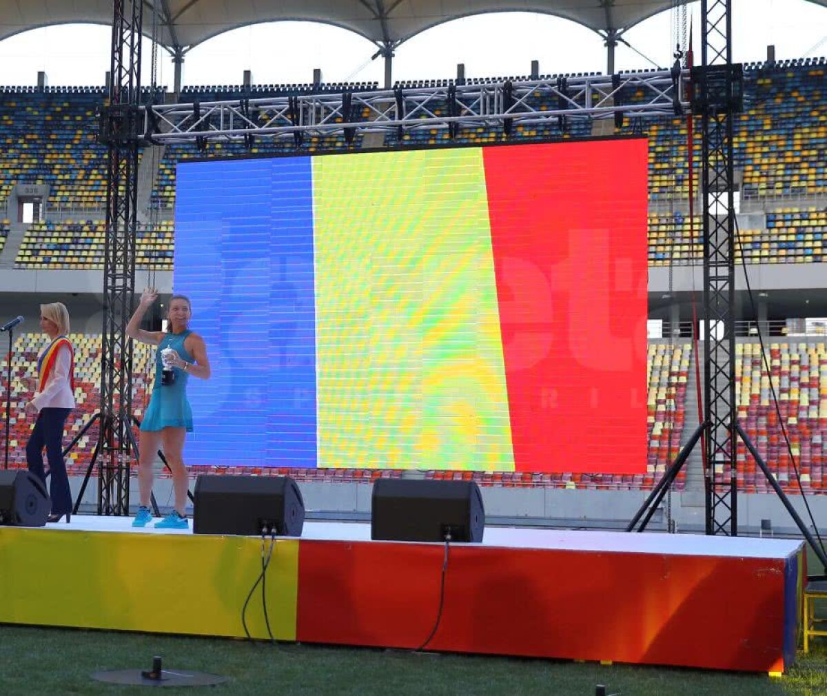 GALERIE FOTO 10 imagini emoționante de pe Arena Națională! Simona Halep, cu lacrimi în ochi în fața a peste 15.000 de români 