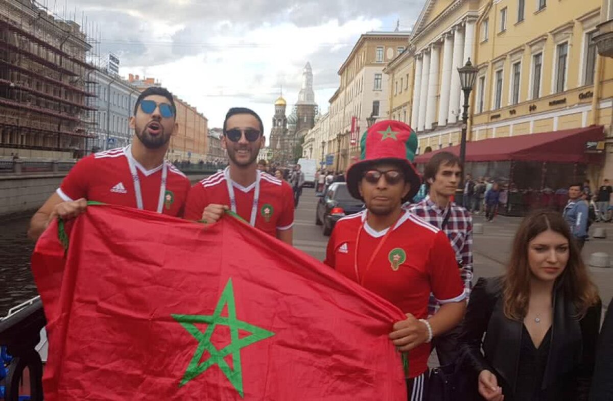 Corespondență GSP din Rusia » VIDEO&FOTO Meciul fanilor pe străzile din Sankt Petersburg » Iranienii: "Îi batem pe marocani" vs. "Ce-au spus? 3-0 le dăm!"