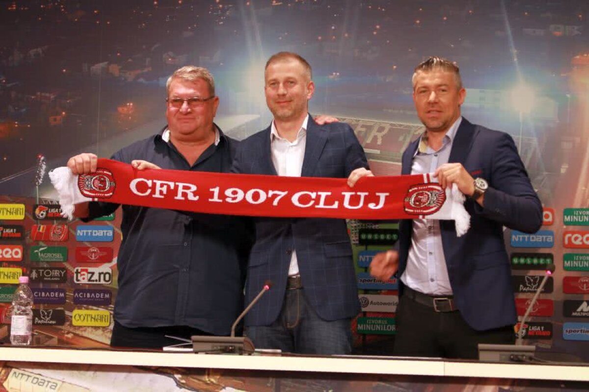 GALERIE FOTO Edi Iordănescu, prezentat oficial la CFR Cluj: "Am avut oferte mai bune. De ce am venit aici?"