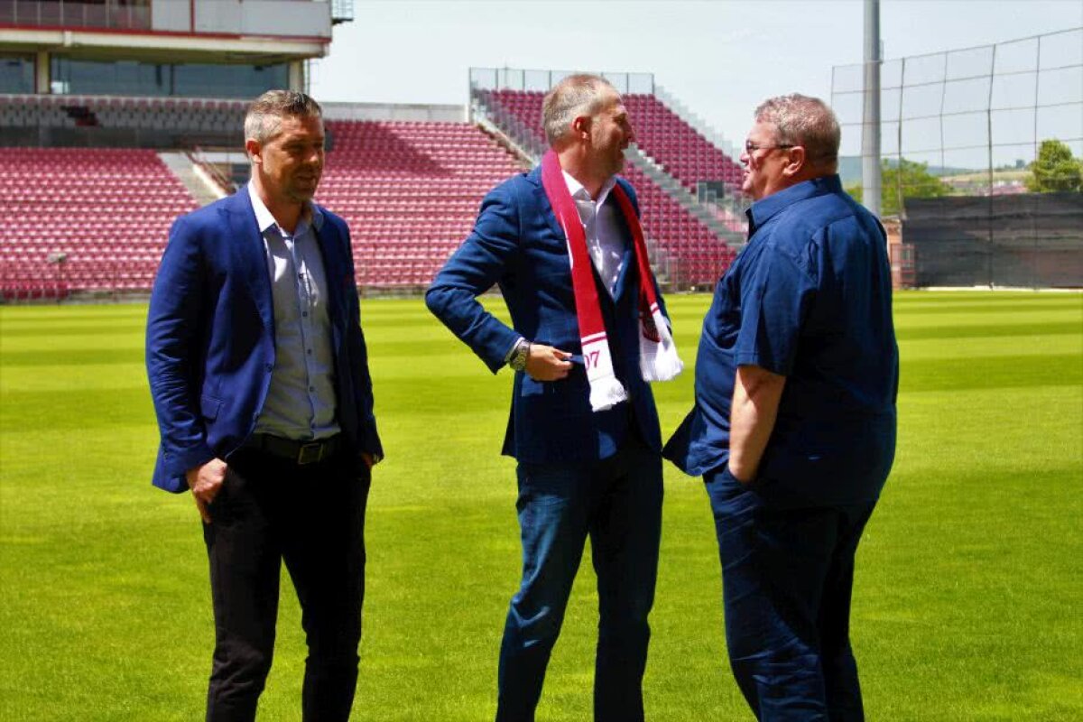 GALERIE FOTO Edi Iordănescu, prezentat oficial la CFR Cluj: "Am avut oferte mai bune. De ce am venit aici?"