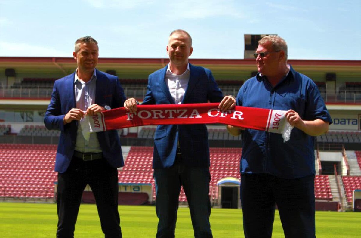 GALERIE FOTO Edi Iordănescu, prezentat oficial la CFR Cluj: "Am avut oferte mai bune. De ce am venit aici?"