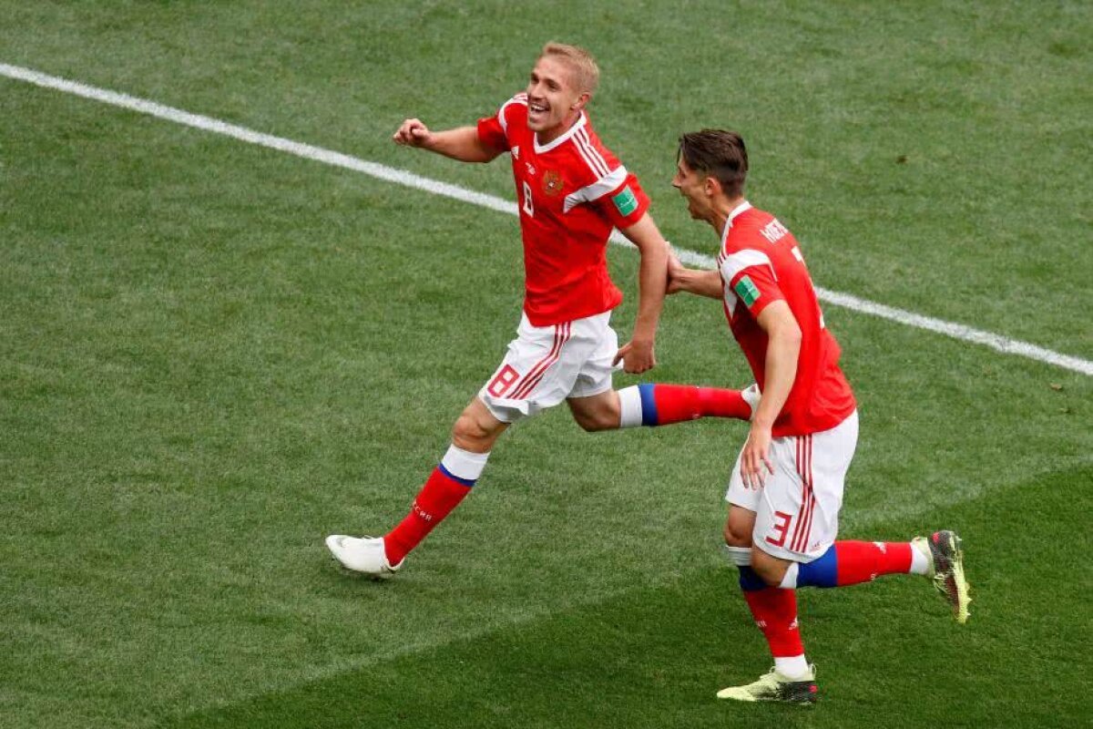 VIDEO + FOTO Rusia începe PERFECT Mondialul! 5 reușite încântătoare în duelul cu Arabia Saudită