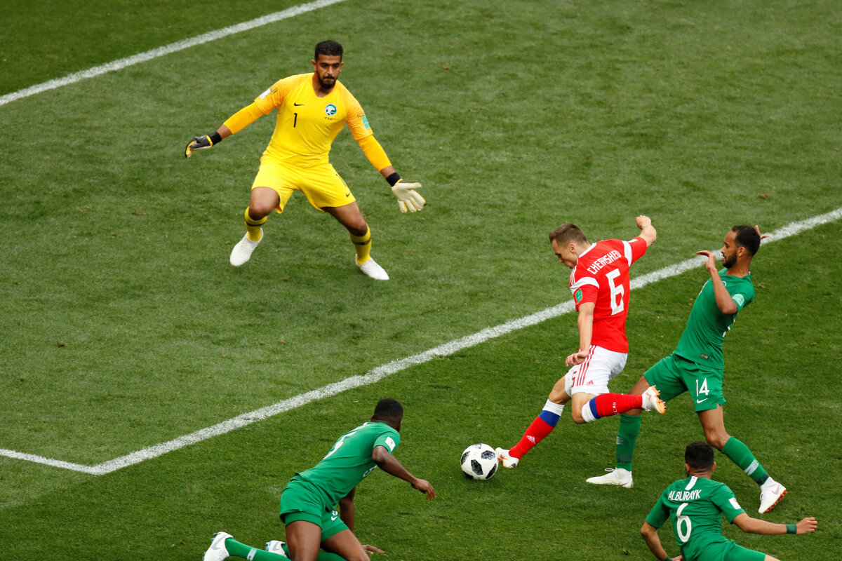 VIDEO + FOTO Rusia începe PERFECT Mondialul! 5 reușite încântătoare în duelul cu Arabia Saudită