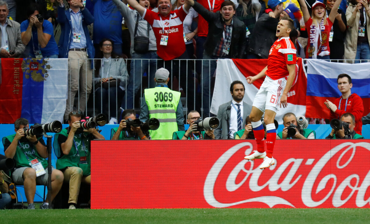 VIDEO + FOTO Rusia începe PERFECT Mondialul! 5 reușite încântătoare în duelul cu Arabia Saudită