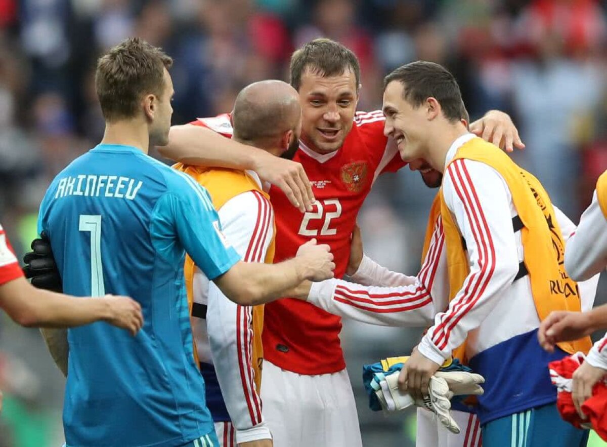 VIDEO + FOTO Rusia începe PERFECT Mondialul! 5 reușite încântătoare în duelul cu Arabia Saudită