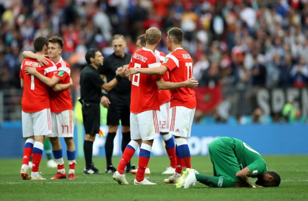 VIDEO + FOTO Rusia începe PERFECT Mondialul! 5 reușite încântătoare în duelul cu Arabia Saudită