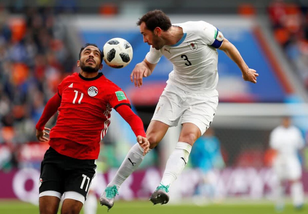 CORESPONDENȚĂ DIN RUSIA // VIDEO + FOTO Ziua în care stoperul salvează golgeterul! Uruguay se impune dramatic în fața Egiptului, 0-1 » Victorie după 48 de ani în meciul de debut de la Mondial