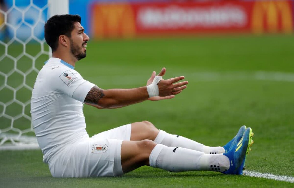 CORESPONDENȚĂ DIN RUSIA // VIDEO + FOTO Ziua în care stoperul salvează golgeterul! Uruguay se impune dramatic în fața Egiptului, 0-1 » Victorie după 48 de ani în meciul de debut de la Mondial