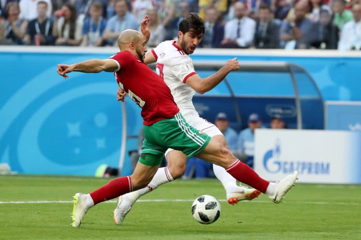 VIDEO+FOTO » I-au încălțat! Spectacol în prelungiri în Maroc - Iran, 0-1 » Bouhaddouz, erou negativ în 90+5!