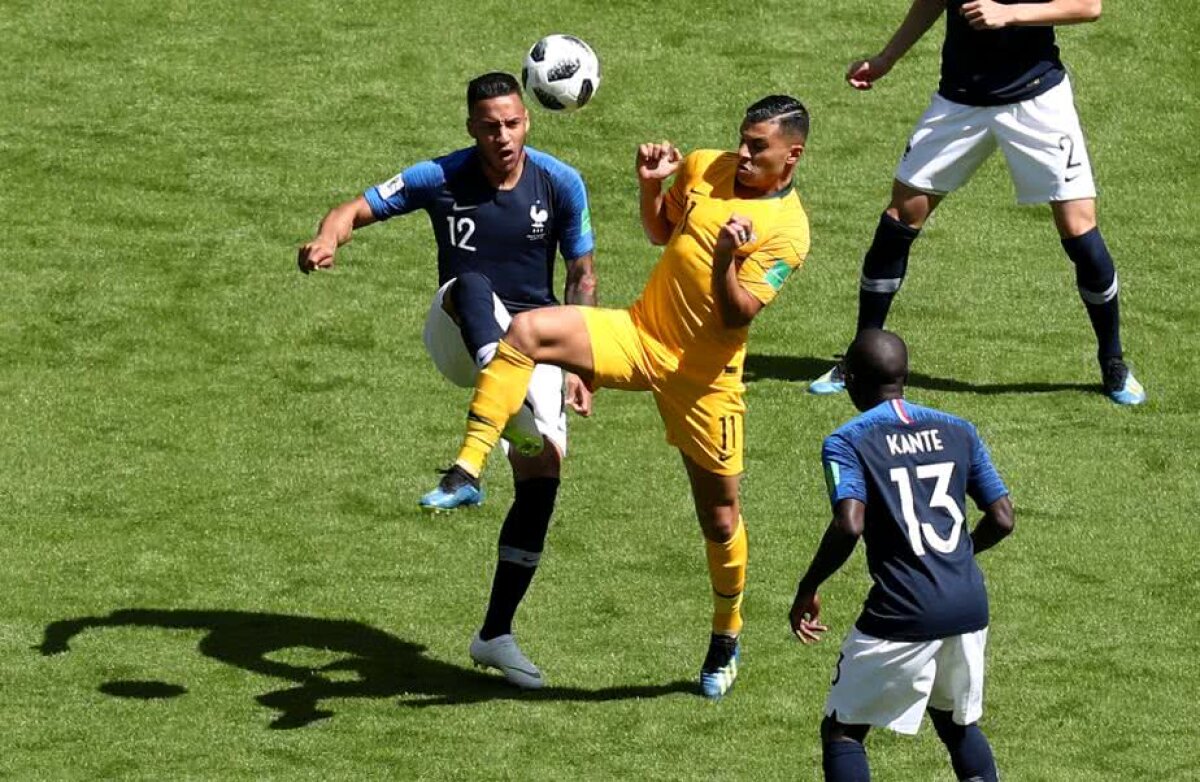 VIDEO + FOTO Franța - Australia 2-1 » "Cocoșii" au câștigat cu greu meciul contra "cangurilor" » Golul victoriei a venit în minutul 81