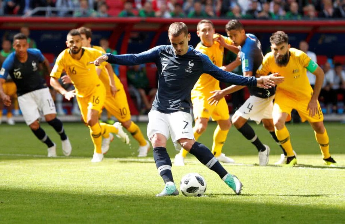 VIDEO + FOTO Franța - Australia 2-1 » "Cocoșii" au câștigat cu greu meciul contra "cangurilor" » Golul victoriei a venit în minutul 81