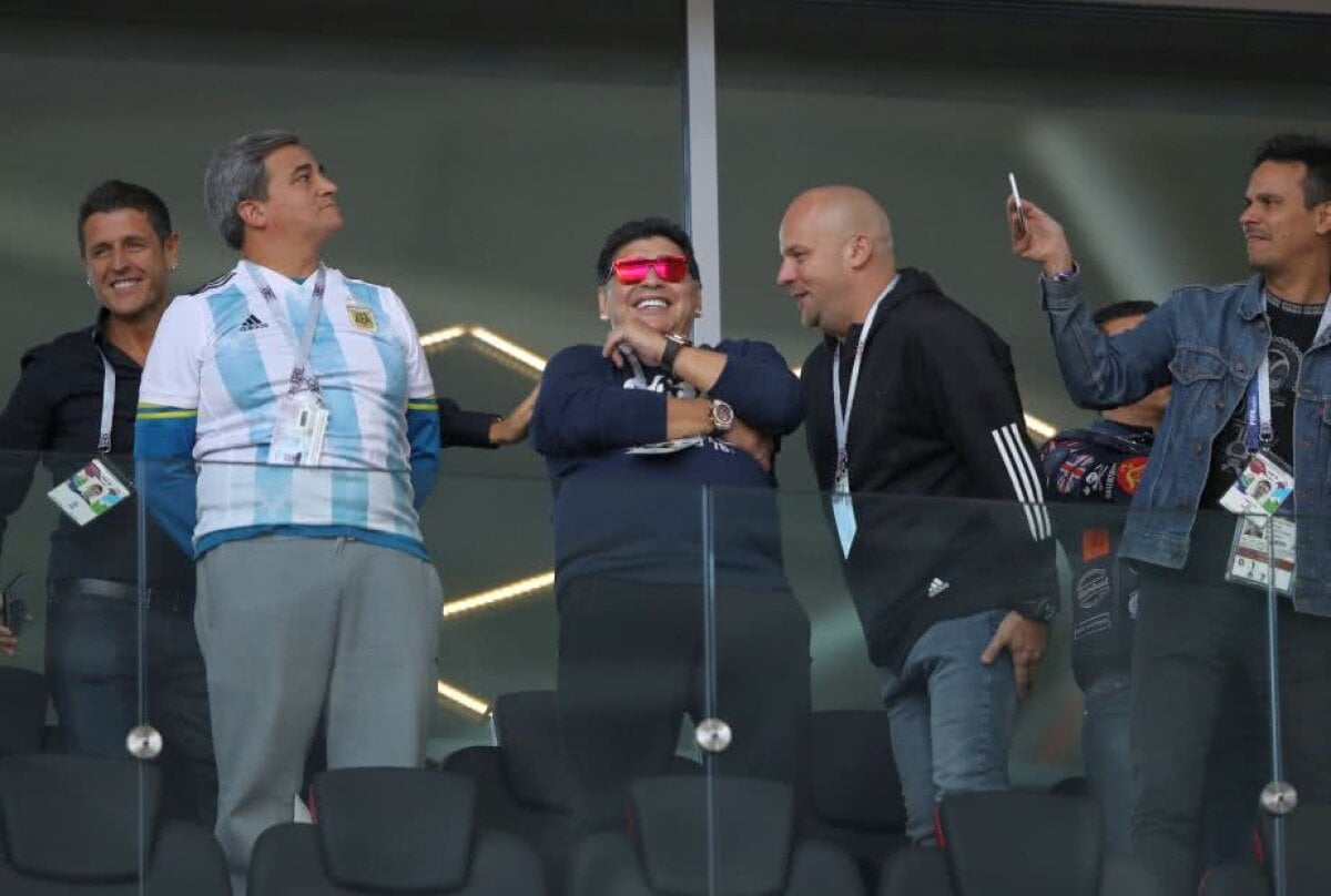 VIDEO + FOTO Două momente impresionante cu suporterii Argentinei » Maradona a fost din nou în centrul atenției