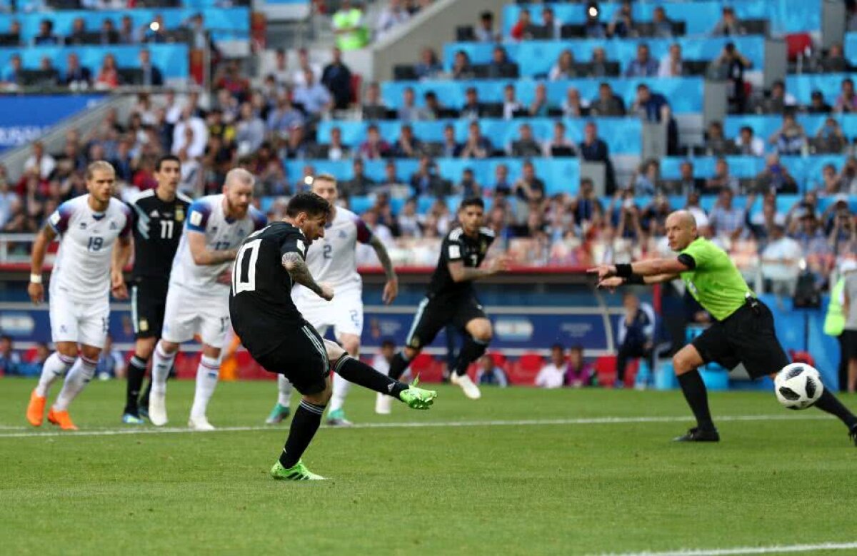 VIDEO+FOTO » Messi < Ronaldo » Islanda a trezit-o pe Argentina din visare, într-un meci în care superstarul "pumelor" a ratat un penalty