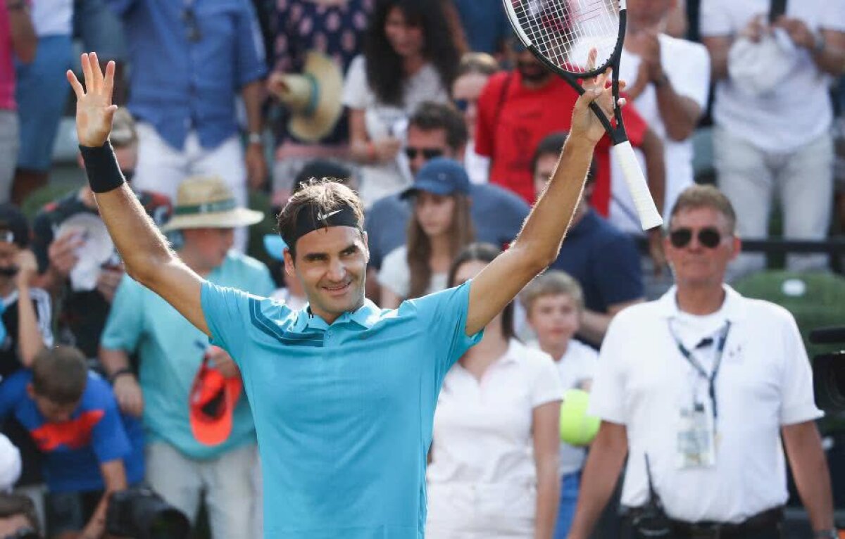 Roger Federer, "noul" număr 1 mondial! L-a doborât pe Nick Kyrgios și joacă finala de la Stuttgart