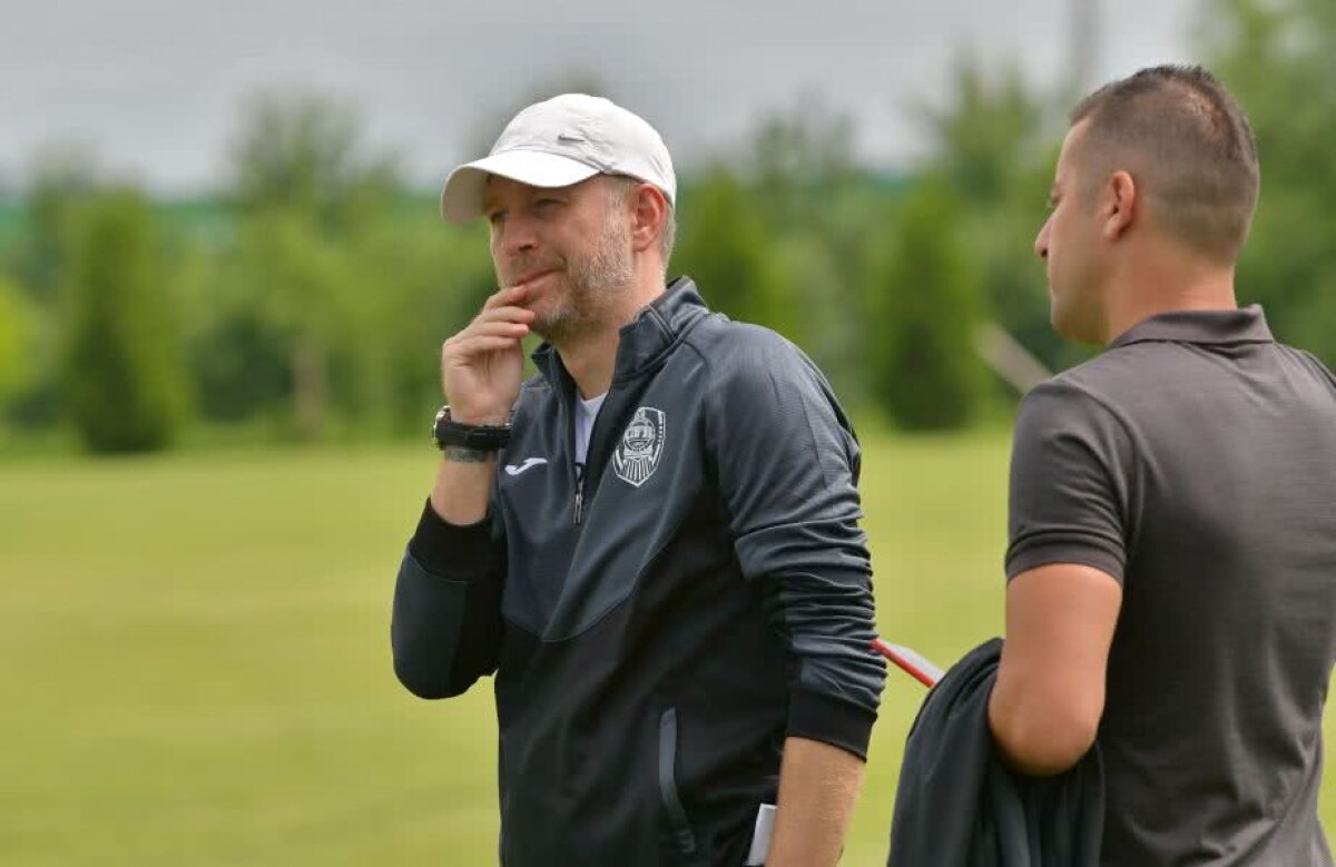 Corespondență GSP din Brașov » VIDEO + FOTO Edi Iordănescu i-a pus la muncă pe clujeni » Camora l-a comparat cu Petrescu