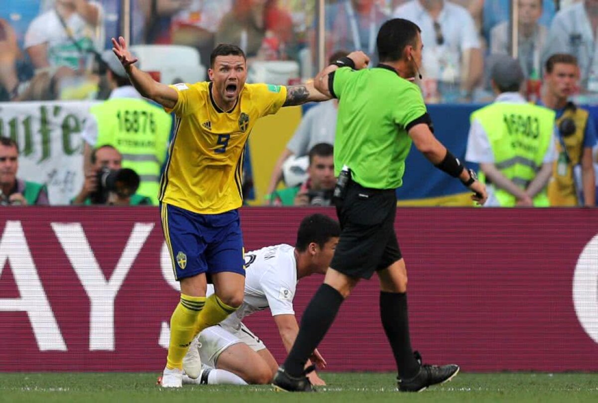 VIDEO+FOTO Suedia câștigă în fața Coreei de Sud, 1-0, și crește presiunea pe campioana mondială, Germania