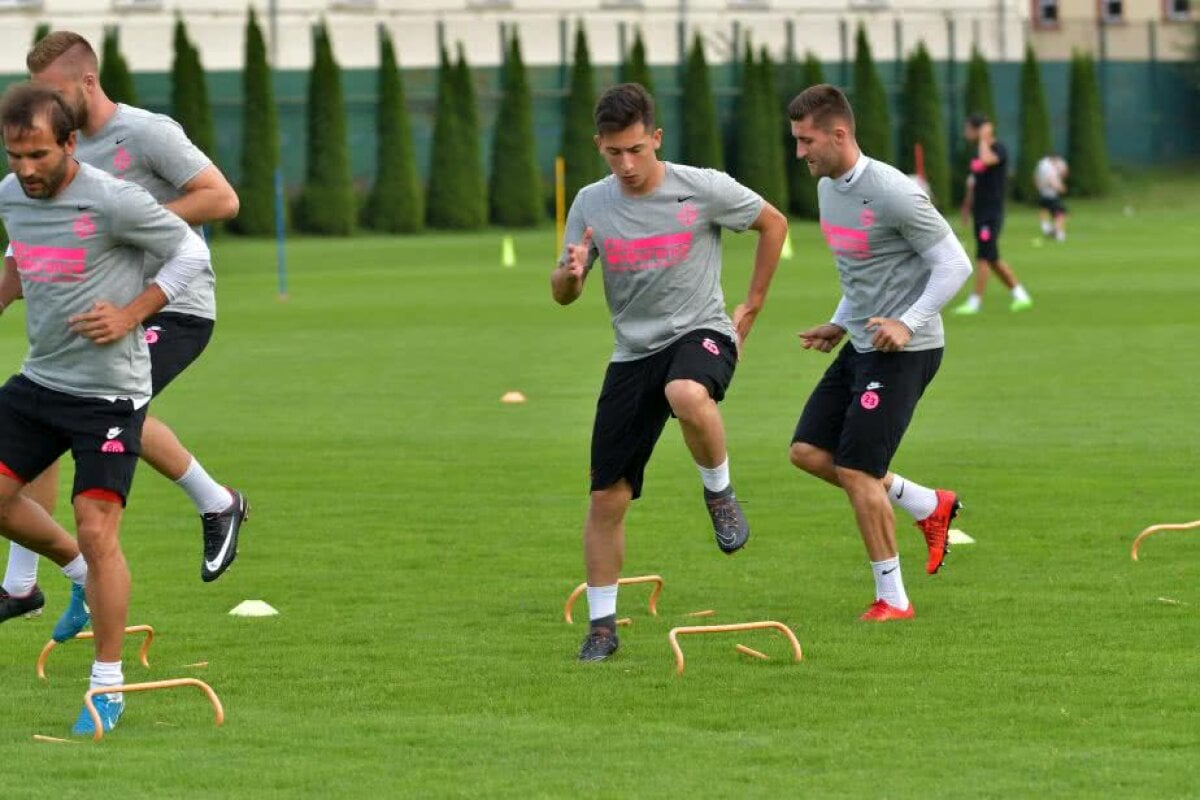 Corespondență GSP din Brașov » FOTO Imagini din cantonamentul FCSB-ului: ce metode inedite de antrenament au folosit fotbaliștii lui Dică