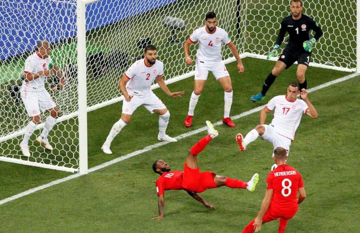 FOTO + VIDEO Un fost jucător din Liga 1 a fost eroul primei reprize din meciul Anglia - Tunisia » Vă mai aduceți aminte de el?