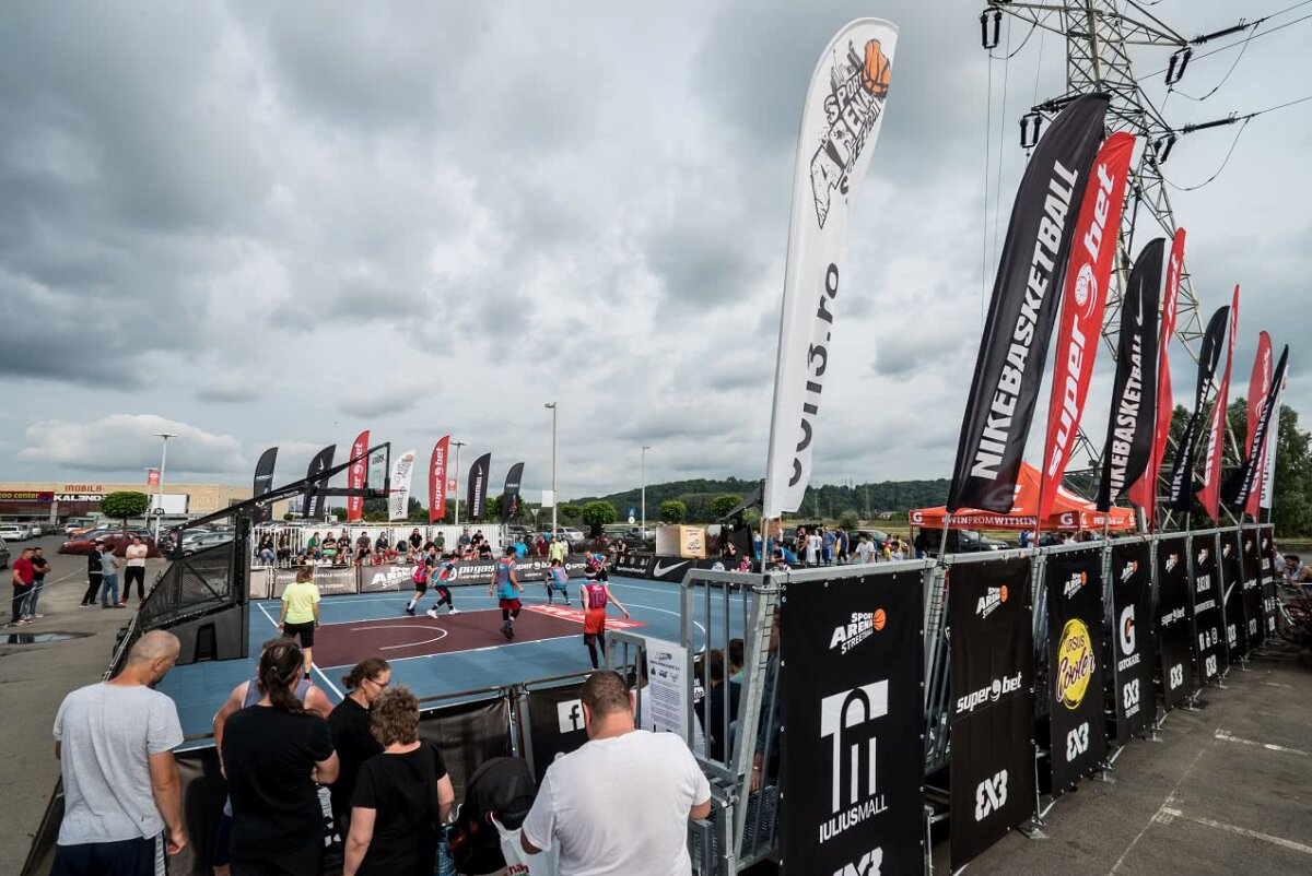 GALERIE FOTO Dorin Goian, cu un ochi la Mondiale și cu sufletul pe terenul de baschet la Castorii Suceava Streetball