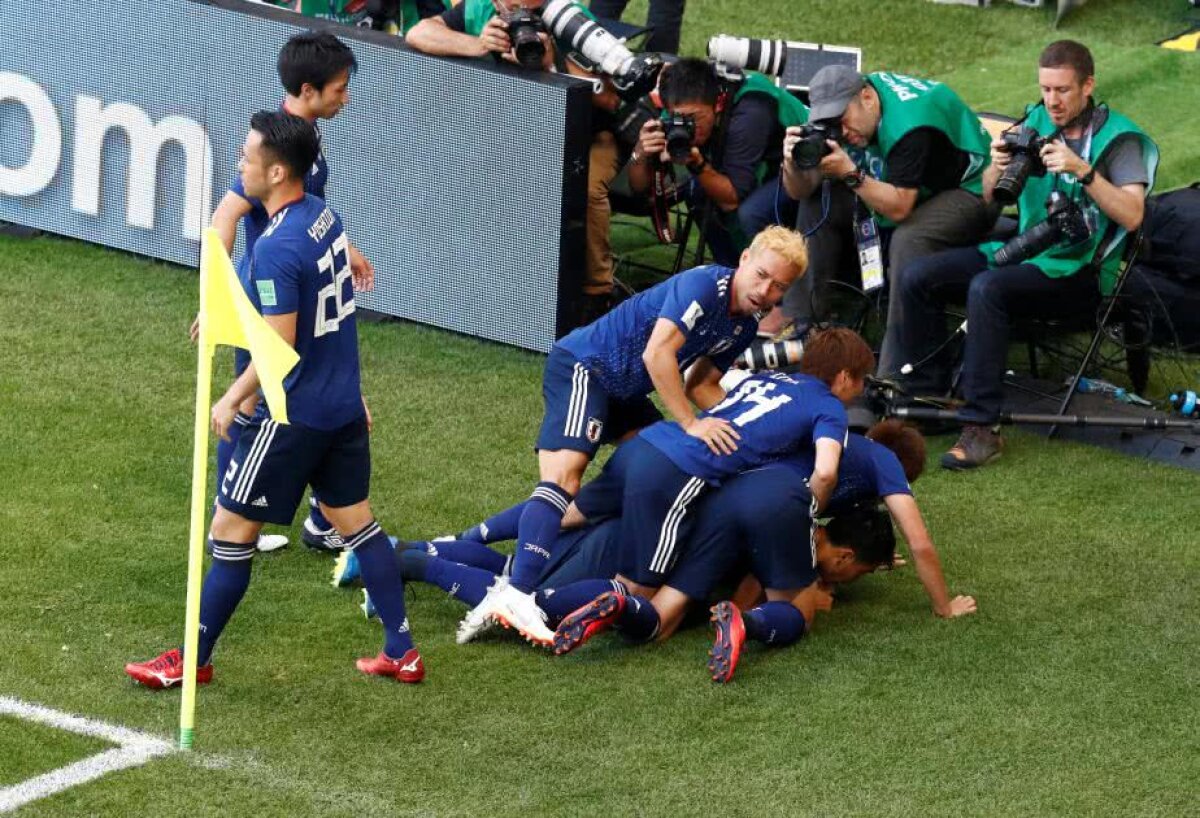 VIDEO + FOTO Tiki-taka Japonia » "Samuraii" se impun în fața Columbiei după un meci controlat da capo al fine