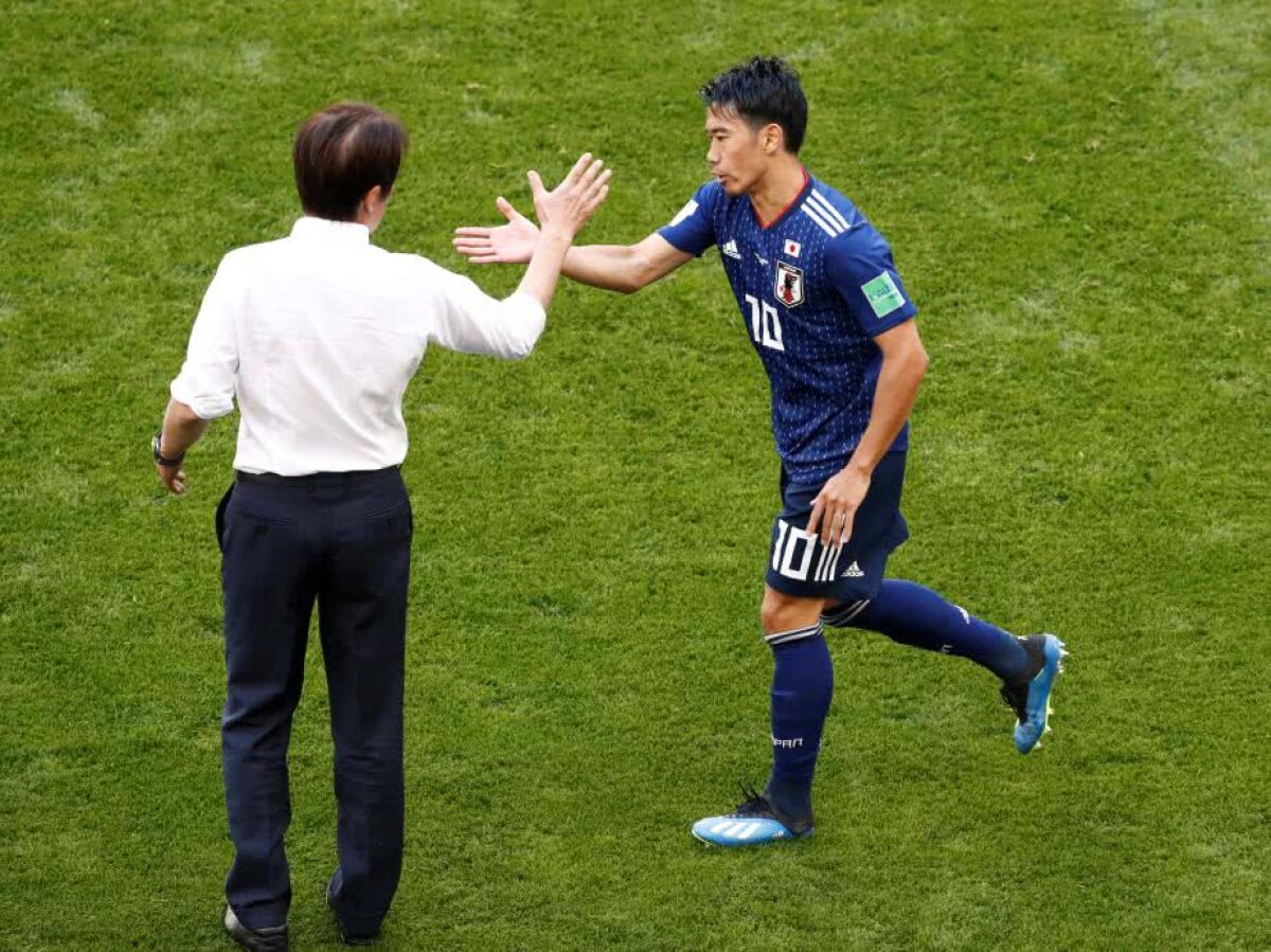 VIDEO + FOTO Tiki-taka Japonia » "Samuraii" se impun în fața Columbiei după un meci controlat da capo al fine