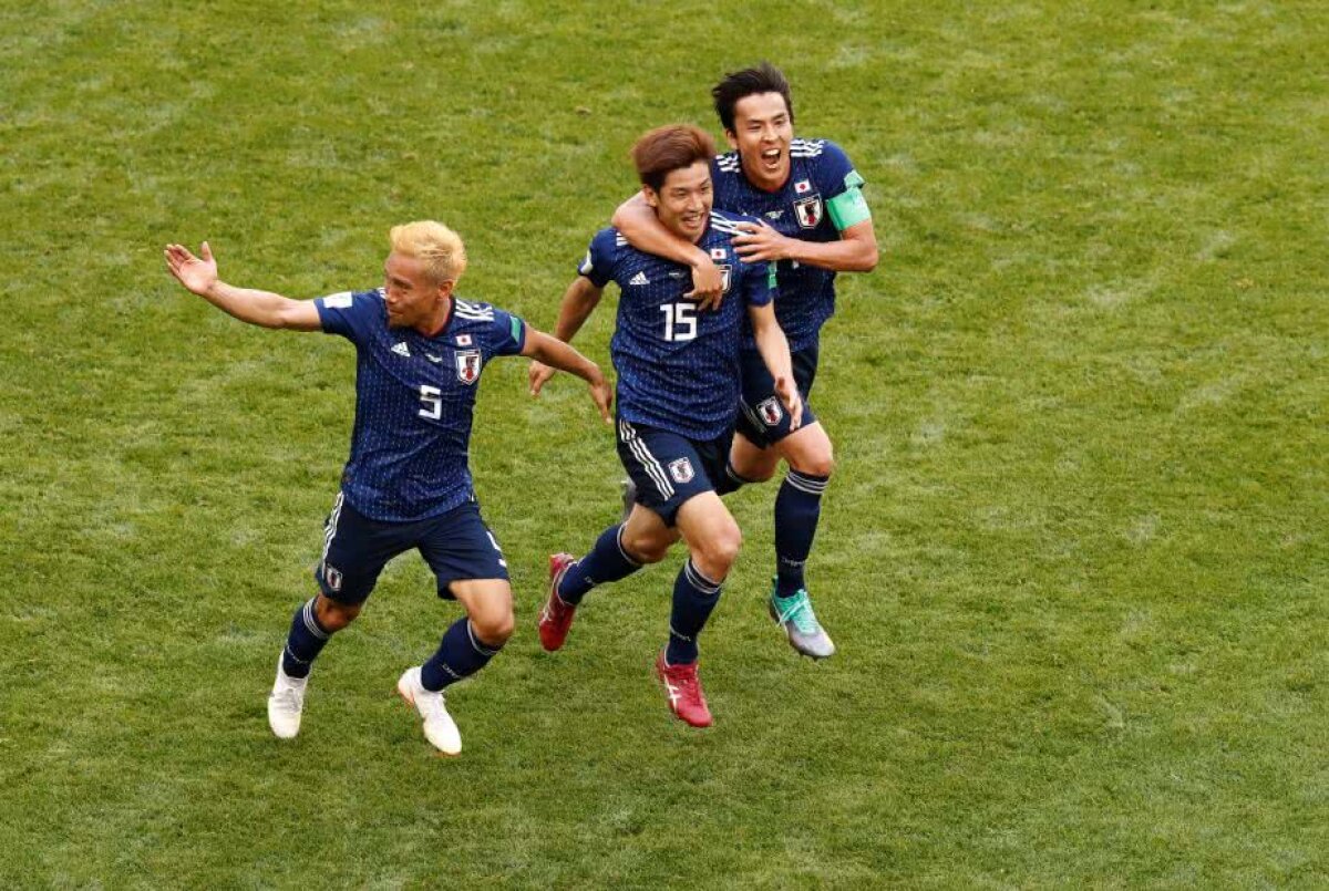 VIDEO + FOTO Tiki-taka Japonia » "Samuraii" se impun în fața Columbiei după un meci controlat da capo al fine