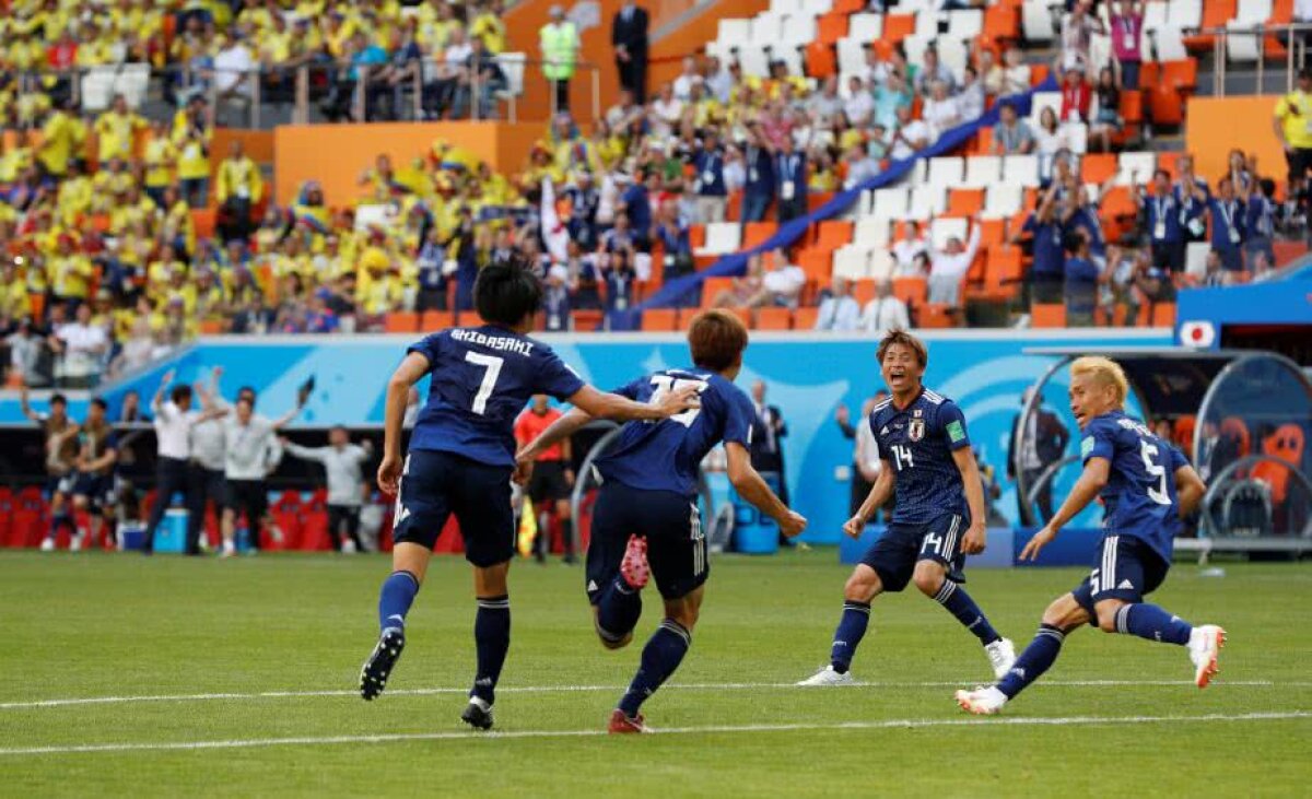 VIDEO + FOTO Tiki-taka Japonia » "Samuraii" se impun în fața Columbiei după un meci controlat da capo al fine