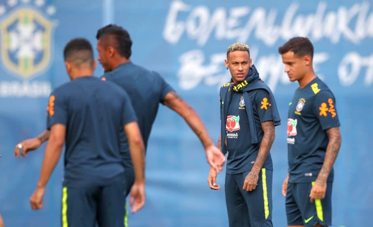 FOTO Emoții mari pentru brazilieni! Ce s-a întâmplat cu Neymar la antrenamentul de azi 