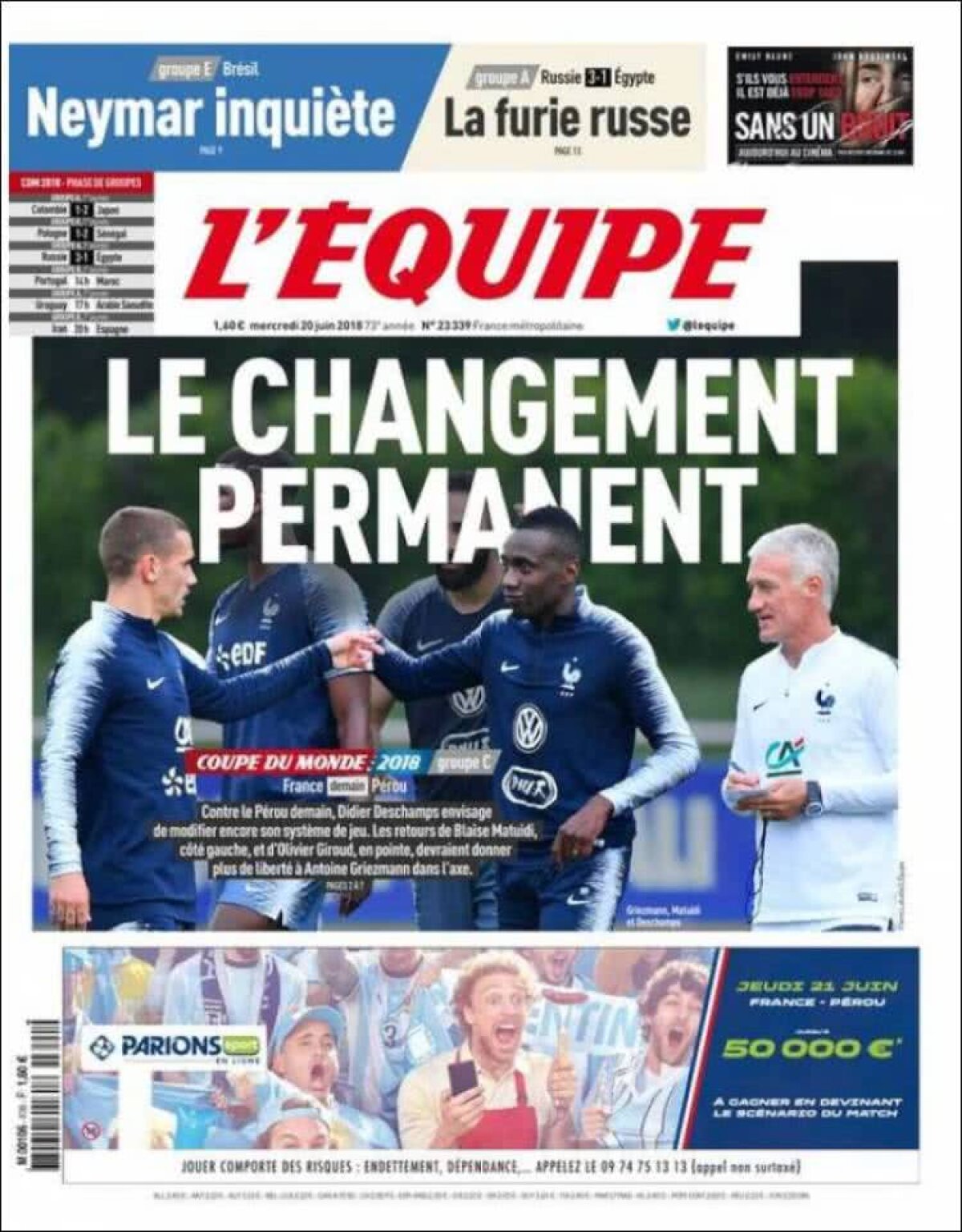 Ce scriu azi ziarele de sport din lume (20 iunie 2018)