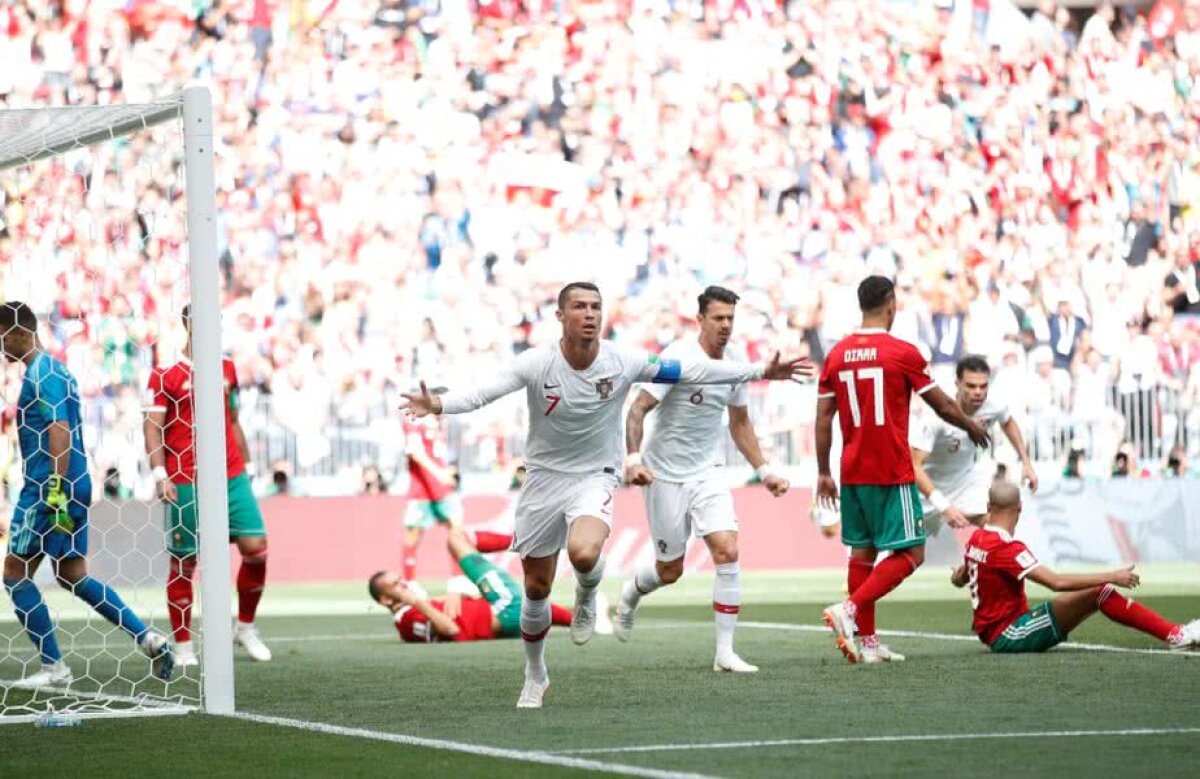 VIDEO + FOTO Din nou Ronaldo! Cristiano a fost decisiv pentru Portugalia în victoria cu Maroc