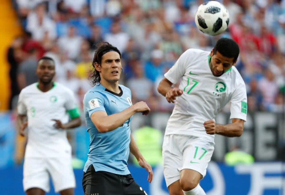 VIDEO + FOTO Uruguay bate chinuit Arabia Saudită, scor 1-0, dar se califică în optimile de finală » Miza: primul loc!