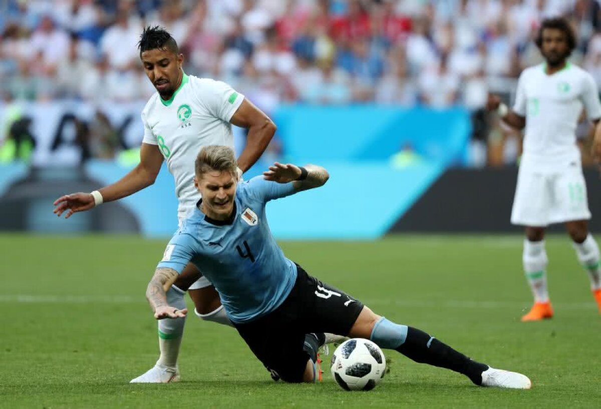 VIDEO + FOTO Uruguay bate chinuit Arabia Saudită, scor 1-0, dar se califică în optimile de finală » Miza: primul loc!