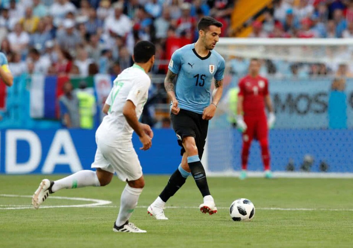 VIDEO + FOTO Uruguay bate chinuit Arabia Saudită, scor 1-0, dar se califică în optimile de finală » Miza: primul loc!