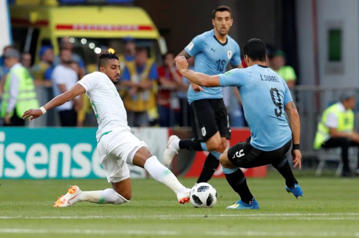 VIDEO + FOTO Uruguay bate chinuit Arabia Saudită, scor 1-0, dar se califică în optimile de finală » Miza: primul loc!