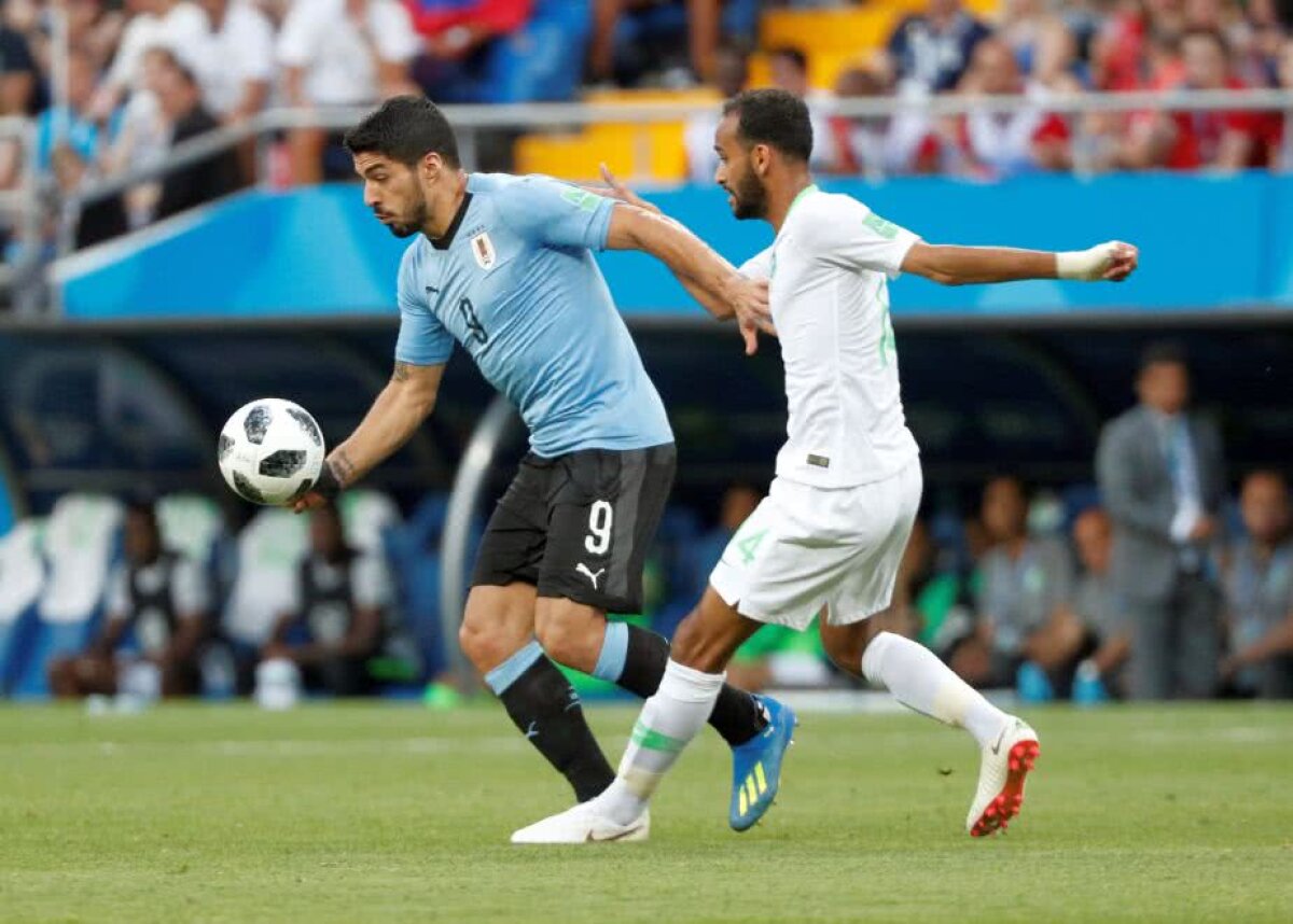 VIDEO + FOTO Uruguay bate chinuit Arabia Saudită, scor 1-0, dar se califică în optimile de finală » Miza: primul loc!