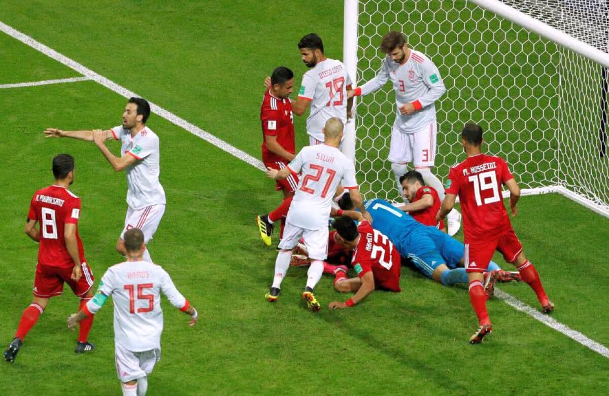 Corespondență GSP din Rusia » FOTO + VIDEO Ce spaimă, Spania! Victorie cu emoții pentru iberici în meciul cu Iran, 1-0 » Diego Costa a salvat "Furia Roja" 